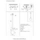 Светильник подвесной Crystal Lux CIELO SP3W LED GOLD