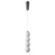 Светильник подвесной Crystal Lux DESI SP4 CHROME/WHITE