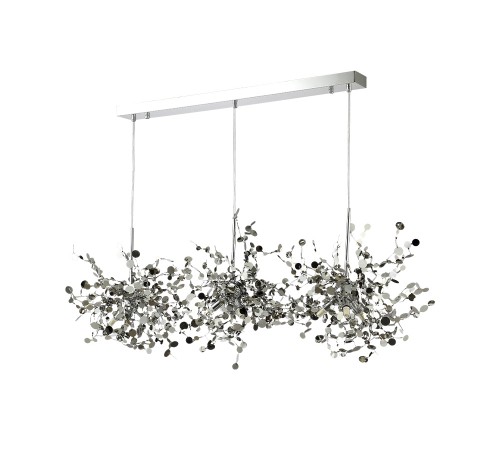 Светильник подвесной Crystal Lux GARDEN SP3х3 L1200 CHROME Светильник подвесной Crystal Lux GARDEN SP3х3 L1200 CHROME