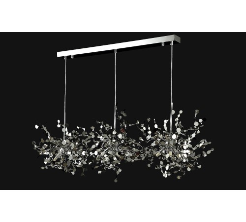 Светильник подвесной Crystal Lux GARDEN SP3х3 L1200 CHROME Светильник подвесной Crystal Lux GARDEN SP3х3 L1200 CHROME