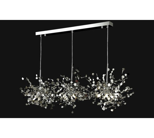 Светильник подвесной Crystal Lux GARDEN SP3х3 L1200 CHROME Светильник подвесной Crystal Lux GARDEN SP3х3 L1200 CHROME