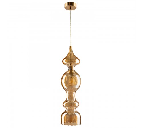 Светильник подвесной Crystal Lux IRIS SP1 A AMBER Светильник подвесной Crystal Lux IRIS SP1 A AMBER
