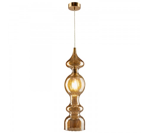 Светильник подвесной Crystal Lux IRIS SP1 A AMBER Светильник подвесной Crystal Lux IRIS SP1 A AMBER