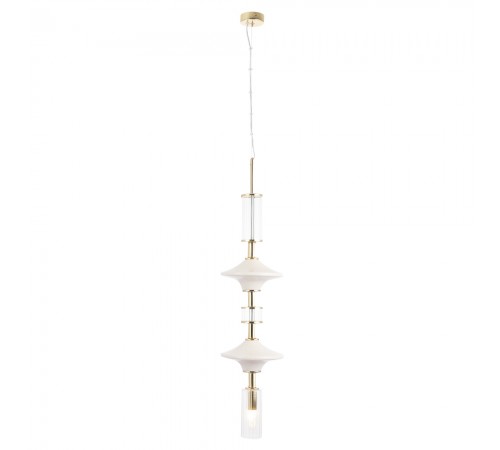 Светильник подвесной Crystal Lux VALENCIA SP1.3 GOLD Светильник подвесной Crystal Lux VALENCIA SP1.3 GOLD