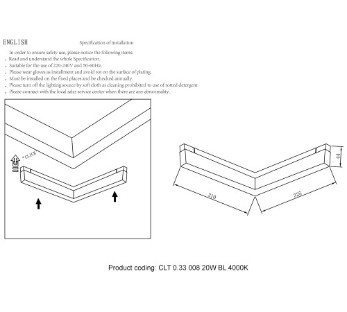 Светильник трековый магнитный Crystal Lux CLT 0.33 008 20W BL 4000K Светильник трековый магнитный Crystal Lux CLT 0.33 008 20W BL 4000K