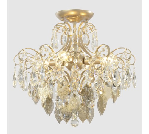 Светильник потолочный Crystal Lux ESMIRALDA PL4 GOLD Светильник потолочный Crystal Lux ESMIRALDA PL4 GOLD