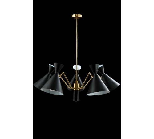 Люстра Crystal Lux JOVEN SP5 GOLD/BLACK Люстра Crystal Lux JOVEN SP5 GOLD/BLACK