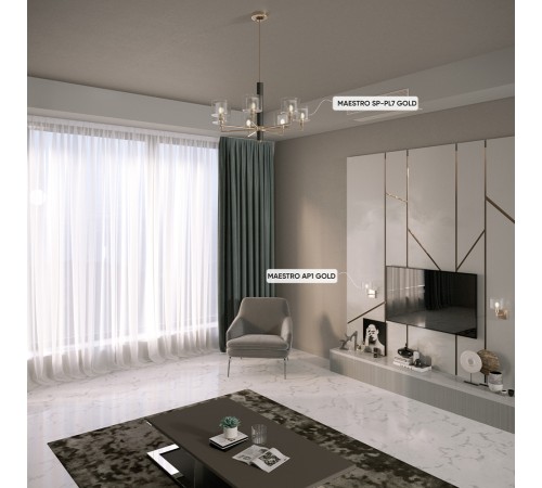 Люстры Crystal Lux MAESTRO SP-PL7 GOLD Люстры Crystal Lux MAESTRO SP-PL7 GOLD