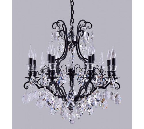 Люстра Crystal Lux MAGNIFICO SP13 BLACK/TRANSPARENT Люстра Crystal Lux MAGNIFICO SP13 BLACK/TRANSPARENT