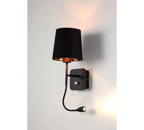 Бра Crystal Lux PABLO AP2 BLACK/BLACK-GOLD Бра Crystal Lux PABLO AP2 BLACK/BLACK-GOLD