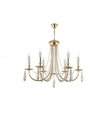 Люстра Crystal Lux VICTORIA SP6 GOLD/AMBER
