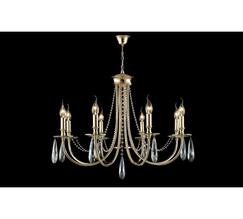 Люстра Crystal Lux VICTORIA SP8 GOLD/AMBER Люстра Crystal Lux VICTORIA SP8 GOLD/AMBER