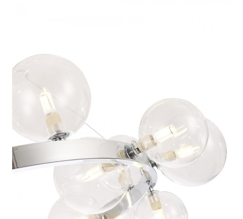 Люстра Crystal Lux AGATA SP15 V2 CHROME/TRANSPARENTE Люстра Crystal Lux AGATA SP15 V2 CHROME/TRANSPARENTE