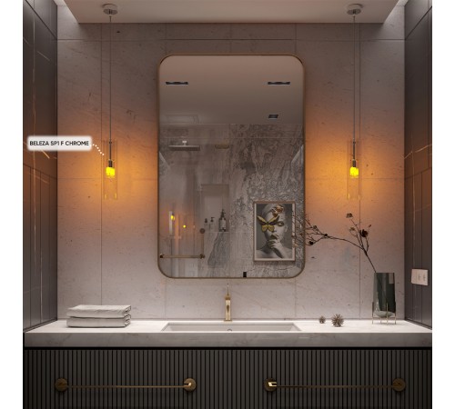 Светильник подвесной Crystal Lux BELEZA SP1 F CHROME Светильник подвесной Crystal Lux BELEZA SP1 F CHROME