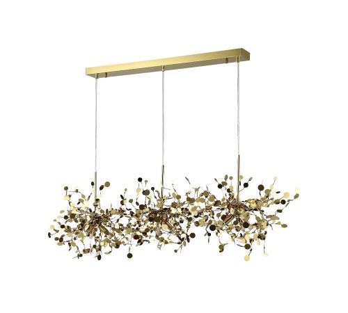 Светильник подвесной Crystal Lux GARDEN SP3х3 L1200 GOLD Светильник подвесной Crystal Lux GARDEN SP3х3 L1200 GOLD