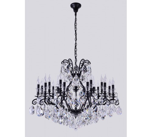 Люстра Crystal Lux MAGNIFICO SP19 BLACK/TRANSPARENT Люстра Crystal Lux MAGNIFICO SP19 BLACK/TRANSPARENT