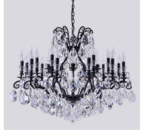 Люстра Crystal Lux MAGNIFICO SP19 BLACK/TRANSPARENT Люстра Crystal Lux MAGNIFICO SP19 BLACK/TRANSPARENT