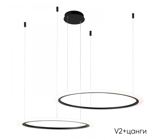 Люстра Crystal Lux MANZANA SP53W LED BLACK Люстра Crystal Lux MANZANA SP53W LED BLACK