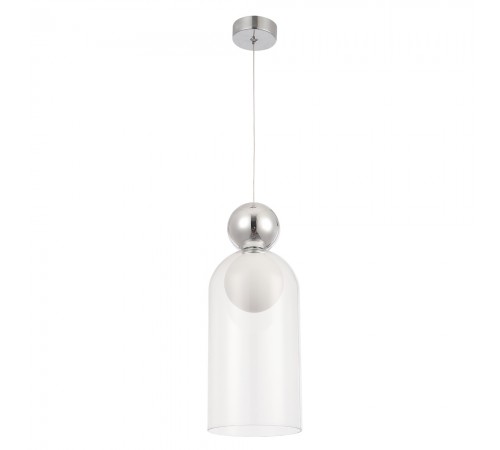 Светильник подвесной Crystal Lux MURCIA SP1.1 CHROME Светильник подвесной Crystal Lux MURCIA SP1.1 CHROME
