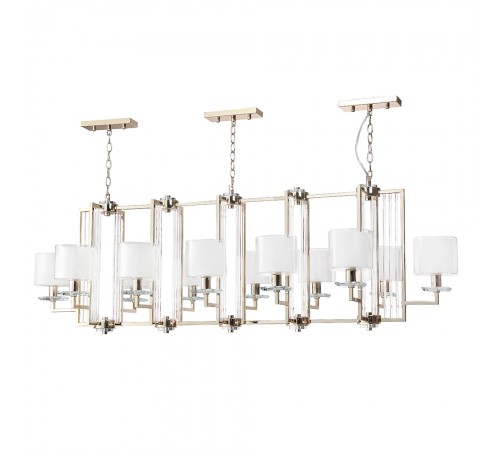 Люстры Crystal Lux NICOLAS SP12 L1600 GOLD/WHITE Люстры Crystal Lux NICOLAS SP12 L1600 GOLD/WHITE