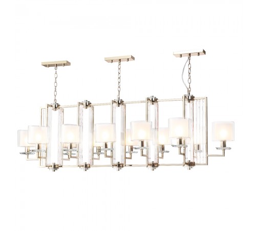 Люстры Crystal Lux NICOLAS SP12 L1600 GOLD/WHITE Люстры Crystal Lux NICOLAS SP12 L1600 GOLD/WHITE