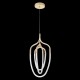 Светильник подвесной Crystal Lux PERA SP50W LED GOLD
