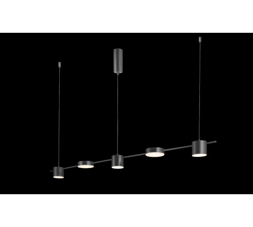 Светильник подвесной Crystal Lux TRISTAN SP5 L1200 BLACK Светильник подвесной Crystal Lux TRISTAN SP5 L1200 BLACK