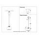 Светильник подвесной Crystal Lux ARIA SP5W LED
