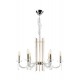 Люстра Crystal Lux AURELIO SP6 GOLD+CHROME/TRANSPARENT