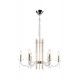 Люстра Crystal Lux AURELIO SP6 GOLD+CHROME/TRANSPARENT