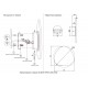 Бра Crystal Lux BILBAO AP6W LED D200 BLACK