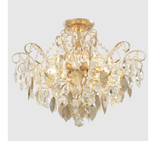 Светильник потолочный Crystal Lux ESMIRALDA PL6 GOLD Светильник потолочный Crystal Lux ESMIRALDA PL6 GOLD
