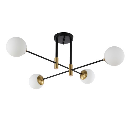 Светильник потолочный Crystal Lux FIDEL PL4 BLACK Светильник потолочный Crystal Lux FIDEL PL4 BLACK