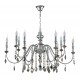 Люстра Crystal Lux MERCEDES SP6+6 CHROME/SMOKE