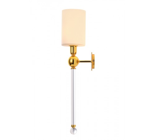Бра Crystal Lux MIRABELLA AP1 GOLD/WHITE Бра Crystal Lux MIRABELLA AP1 GOLD/WHITE