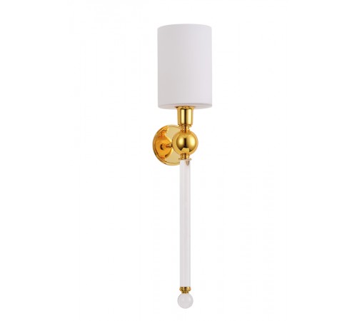 Бра Crystal Lux MIRABELLA AP1 GOLD/WHITE Бра Crystal Lux MIRABELLA AP1 GOLD/WHITE