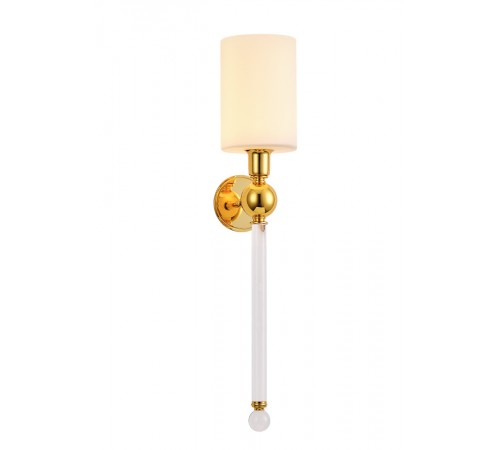 Бра Crystal Lux MIRABELLA AP1 GOLD/WHITE Бра Crystal Lux MIRABELLA AP1 GOLD/WHITE