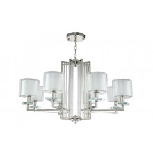 Люстра Crystal Lux NICOLAS SP-PL8 NICKEL/WHITE