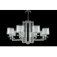 Люстра Crystal Lux NICOLAS SP-PL8 NICKEL/WHITE