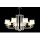 Люстра Crystal Lux NICOLAS SP-PL8 NICKEL/WHITE