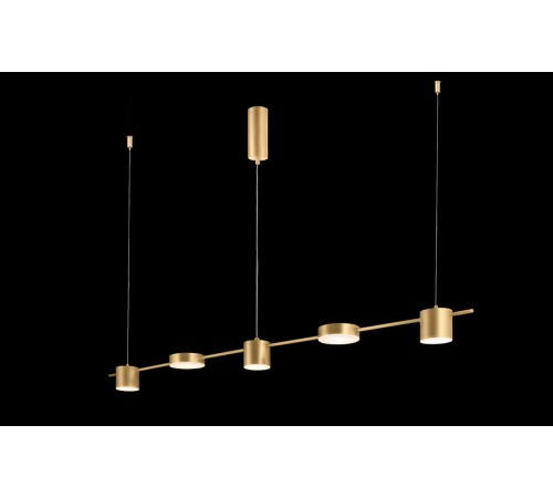 Светильник подвесной Crystal Lux TRISTAN SP5 L1200 GOLD Светильник подвесной Crystal Lux TRISTAN SP5 L1200 GOLD