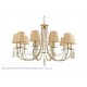 Люстра Crystal Lux VICTORIA SP10 GOLD/AMBER