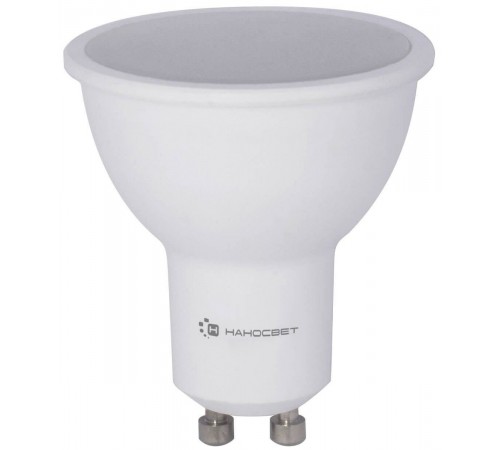 Лампа светодиодная диммируемая Наносвет GU10 6W 4000K матовая LE-MR16A-8/GU10/940 L241 Лампа светодиодная диммируемая Наносвет GU10 6W 4000K матовая LE-MR16A-8/GU10/940 L241