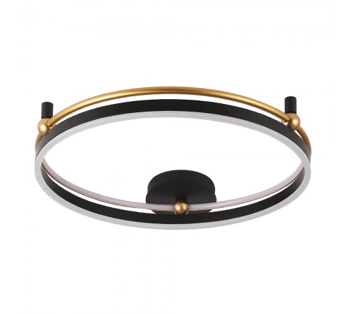 Светильник потолочный Crystal Lux FERNANDO PL72W LED BLACK/GOLD Светильник потолочный Crystal Lux FERNANDO PL72W LED BLACK/GOLD
