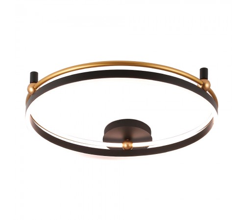 Светильник потолочный Crystal Lux FERNANDO PL72W LED BLACK/GOLD Светильник потолочный Crystal Lux FERNANDO PL72W LED BLACK/GOLD