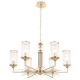 Люстра Crystal Lux GLORIA SP6 BRASS