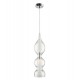 Светильник подвесной Crystal Lux IRIS SP1 B TRANSPARENT