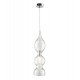 Светильник подвесной Crystal Lux IRIS SP1 B TRANSPARENT