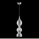 Светильник подвесной Crystal Lux IRIS SP1 B TRANSPARENT
