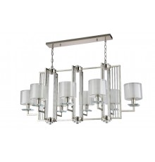 Люстра Crystal Lux NICOLAS SP8 L1000 NICKEL/WHITE